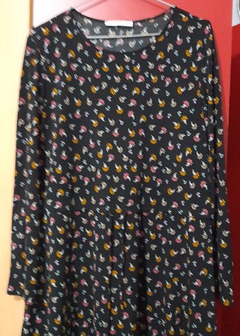 Çiçek Desenli, Piliseli Hamile Midi Tunik - Görsel 2