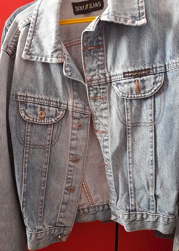 DKNY Jeans Acik Mavi Denim Ceket