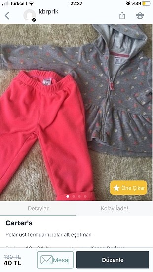 Carters Carters takım 18-24