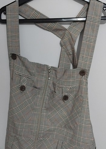 Salopet Kışlık Gri Kadın Elbise - Görsel 5