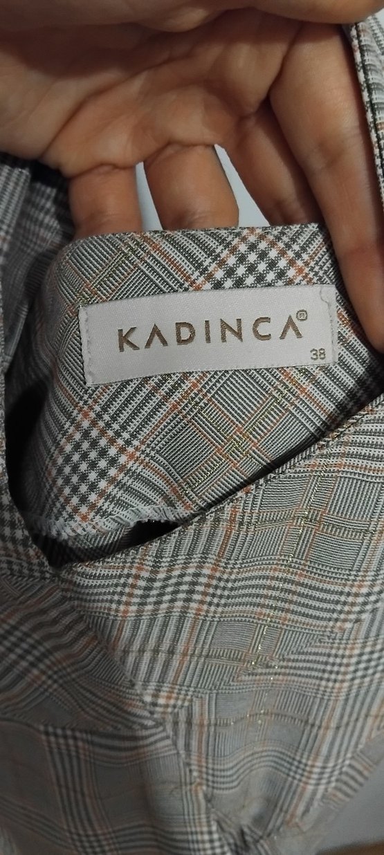 Salopet Kışlık Gri Kadın Elbise - Görsel 3