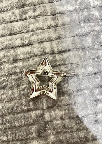 Gri Yıldız Metal Toka - Görsel 2