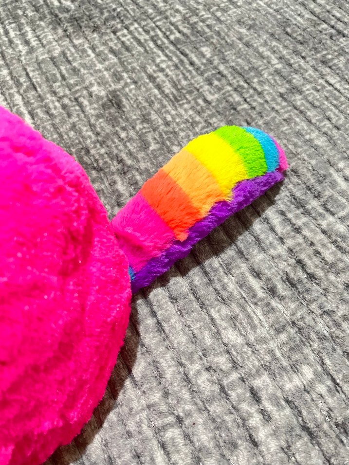 Renkli Pembe Peluş Oyuncak - Görsel 2