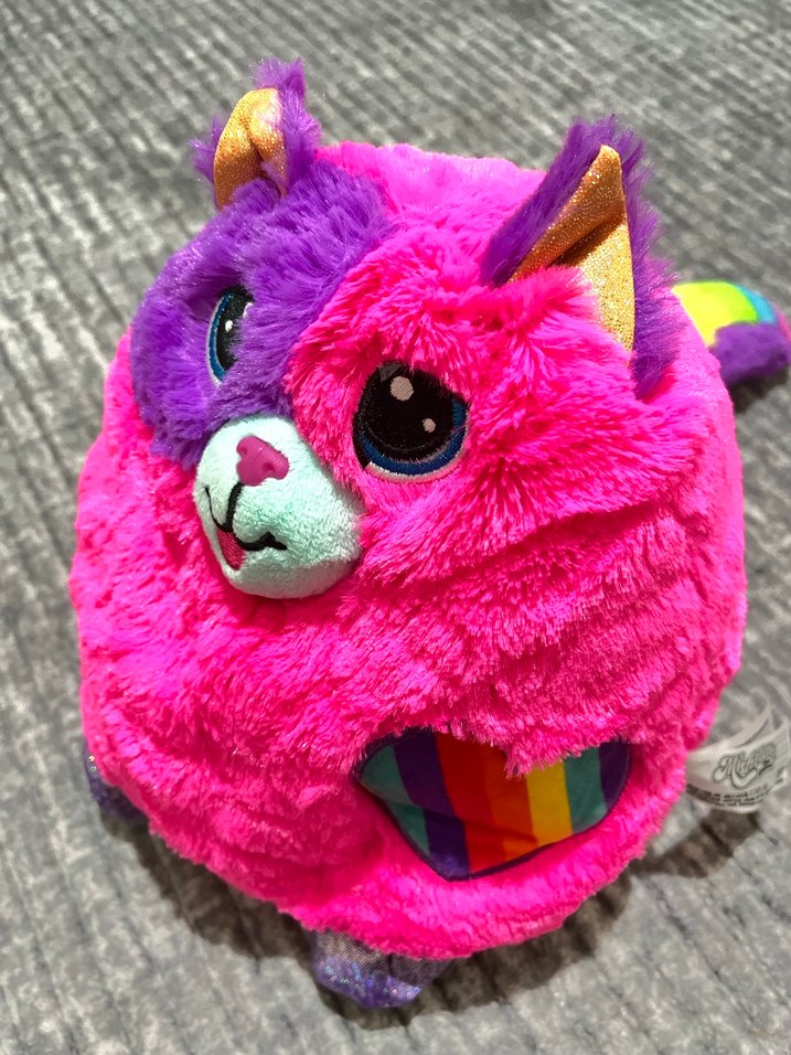 Renkli Pembe Peluş Oyuncak - Görsel 3