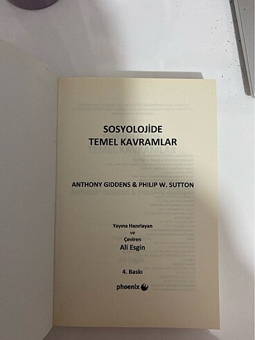  Sosyolojide Temel Kavramlar