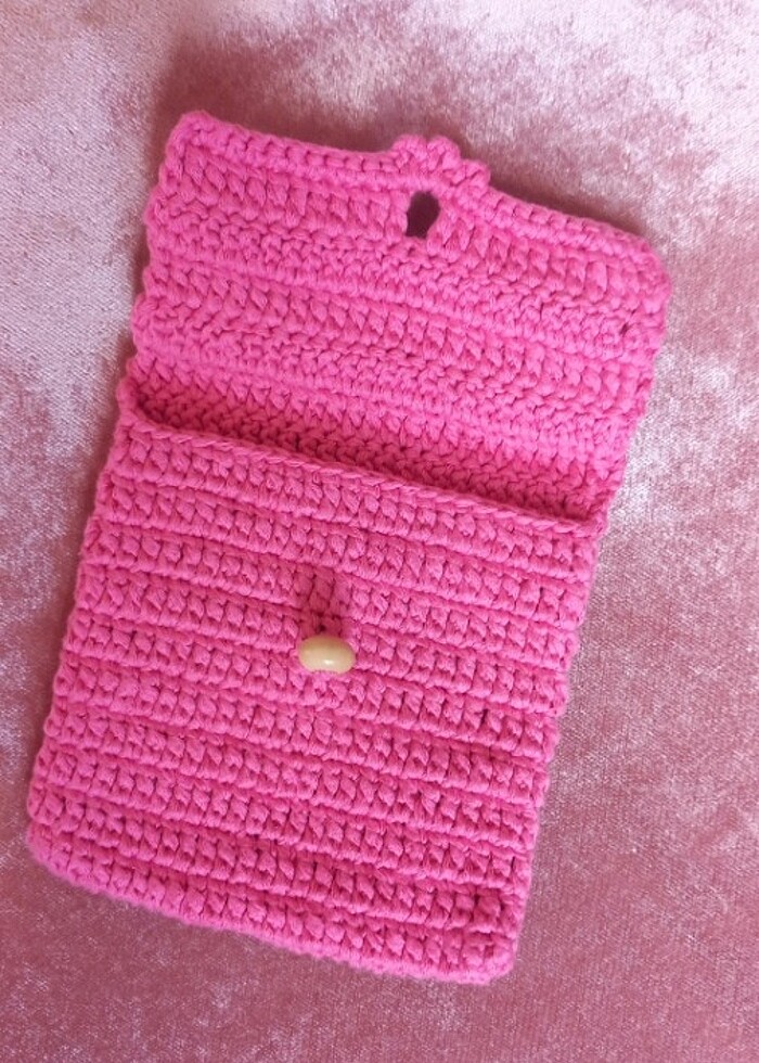 Örgü mini cüzdan - Görsel 2