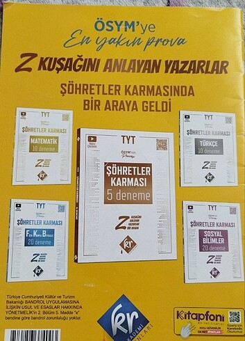  Kr yayınları Türkçe deneme