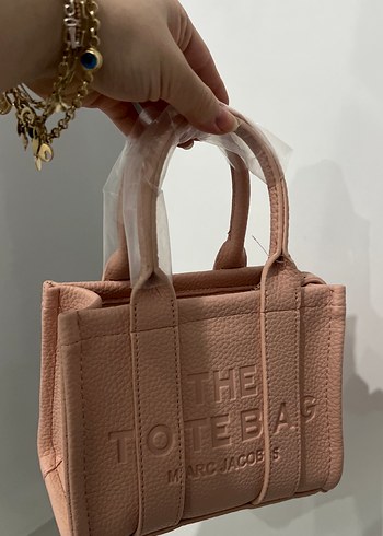 Toz Pembe Deri Kadın El Çantası