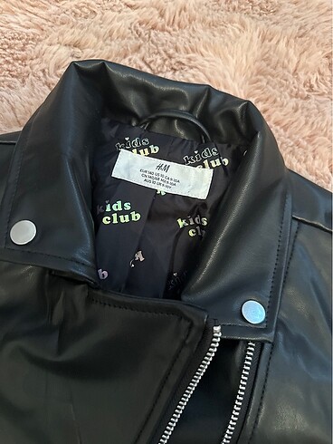 H&M Deri ceket kız çocuk