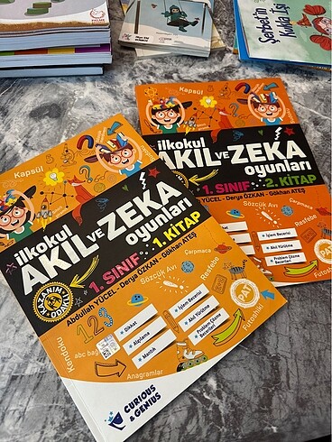 1. Sınıf akıl ve zeka oyunları kitabı (1. Ve 2. Kitap)