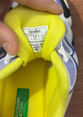 Renkli Bağcıksız Kız Çocuk Spor Ayakkabısı - Görsel 5