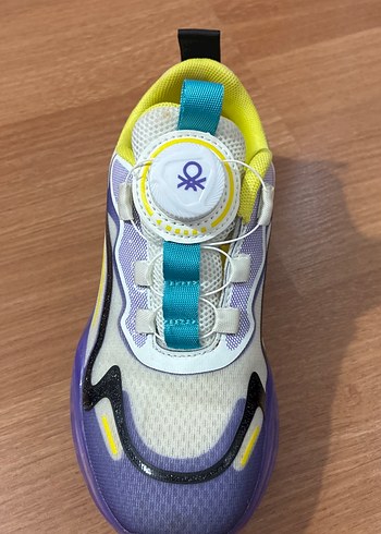 Renkli Bağcıksız Kız Çocuk Spor Ayakkabısı - Görsel 6