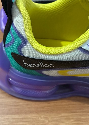 Renkli Bağcıksız Kız Çocuk Spor Ayakkabısı - Görsel 3