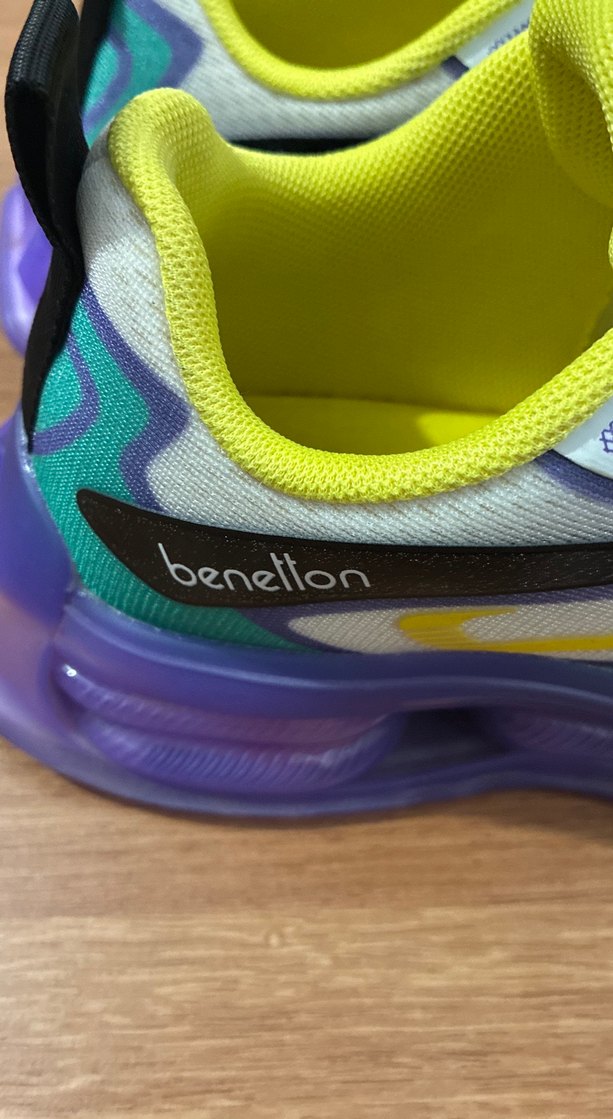 Renkli Bağcıksız Kız Çocuk Spor Ayakkabısı - Görsel 3