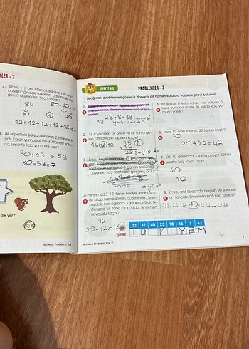 2. Sınıf Türkçe ve Problem Kitapları - Görsel 5