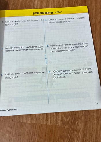 2. Sınıf Türkçe ve Problem Kitapları - Görsel 4
