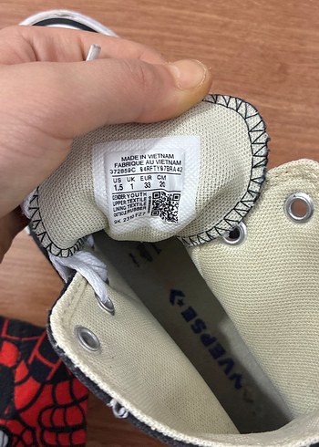 Convers 33 numara çocuk spor ayakkabı - Görsel 6