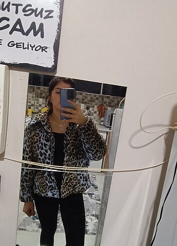 s Beden Leopar ceket