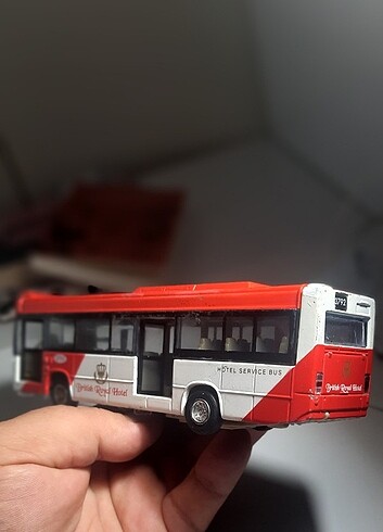 Beden Renk Tins toys metal, kapıları açılan otobüs