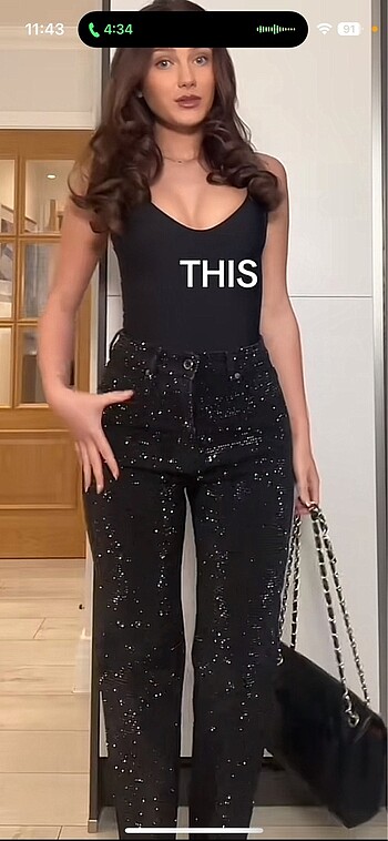 Zara glitter jean
