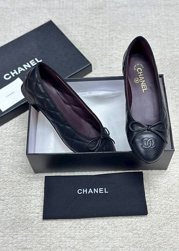 Chanel Siyah Modern Klasik Kadın Babet