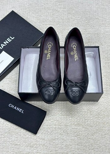 39 Beden Chanel Siyah Modern Klasik Kadın Babet