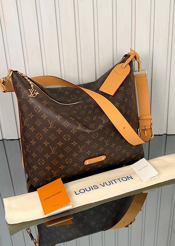 Louis Vuitton Kahverengi Deri Kadın Çantası