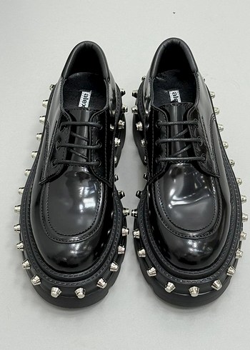 Prada Siyah Kadın Erkek Oxford Ayakkabı - Görsel 3