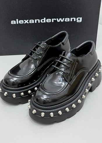 Prada Siyah Kadın Erkek Oxford Ayakkabı - Görsel 4