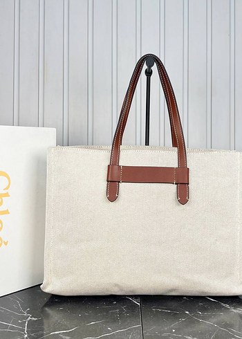 Beden camel Renk Chloé Baskılı Bohem Tarzı Dokuma Kol Çantası