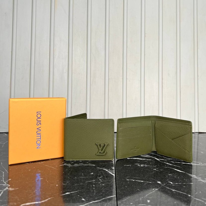 Louis Vuitton Gri Minimalist Erkek Cüzdanı - Görsel 3