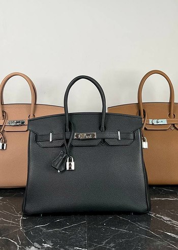 Beden yeşil Renk Hermes Koyu Yeşil Deri Fermuarlı Kadın Çanta