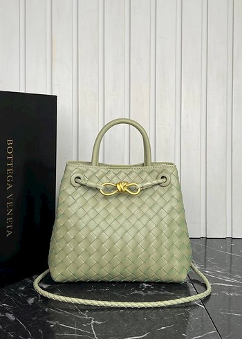 Bottega Veneta Bottega Veneta Yeşil Deri Kadın Çanta
