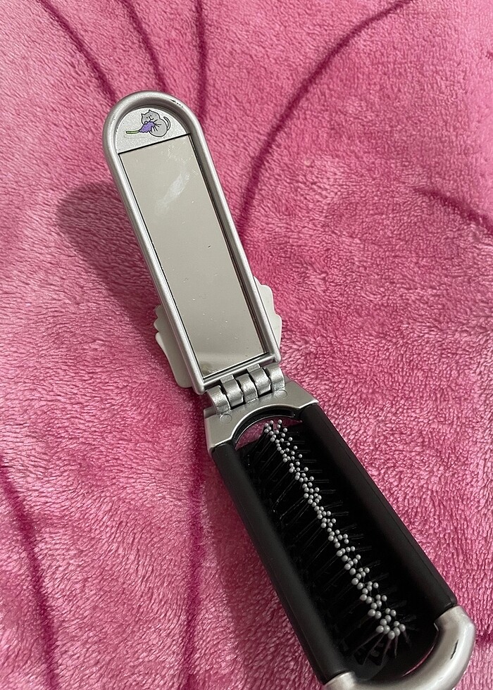 fiyonk kurdeleli aynali mini tarak - Görsel 3