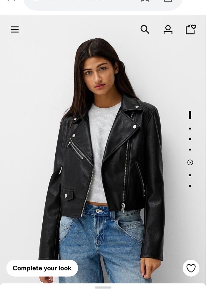 Bershka Deri Ceket - Görsel 5