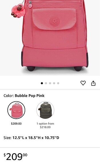 Kipling Sanaa Rolling Sırt Çantası - Görsel 8