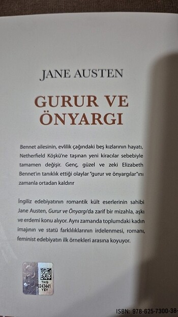 Beden Jane Austen Gurur ve Önyargı