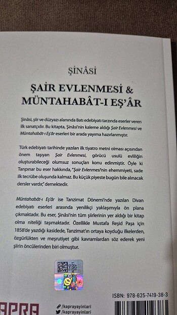 Beden Şinasi Şair Evlenmesi&Müntahabât-ı Eş'âr