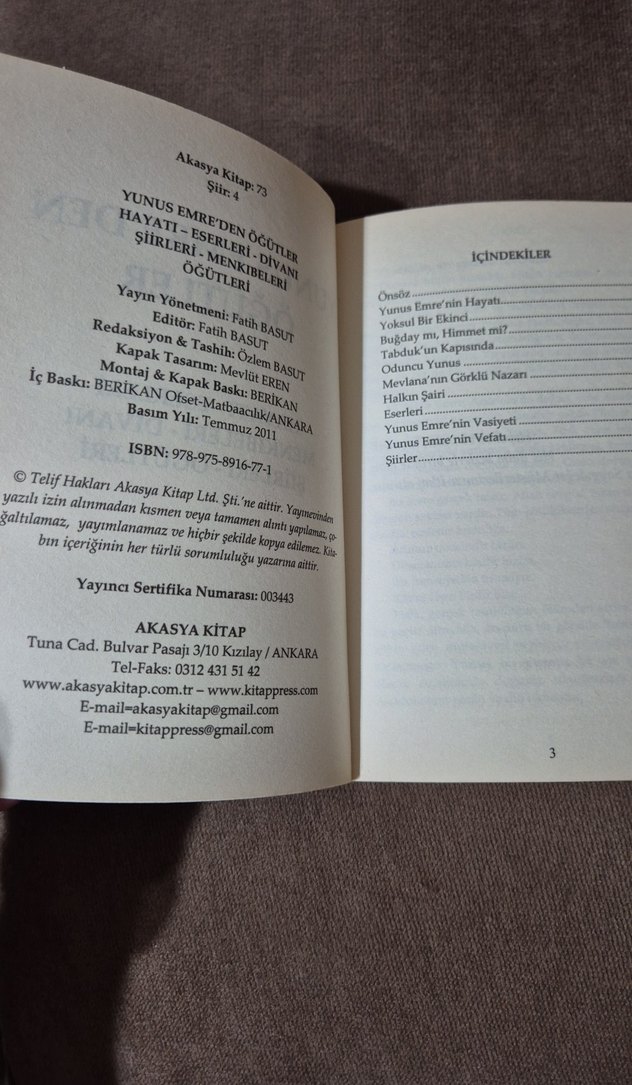 Yunus Emre Hayatı, Öğütleri ve Şiirleri Kitabı - Görsel 5