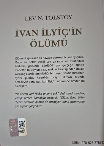  Beden Ivan İlyiç'in Ölümü - Lev N. Tolstoy