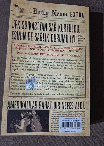  Beden Stephen King - 22/11/63 Tarihi Roman