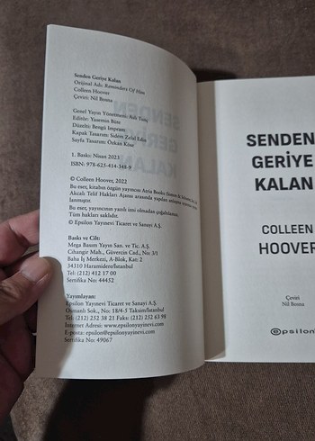 Senden Geriye Kalan - Colleen Hoover - Görsel 5