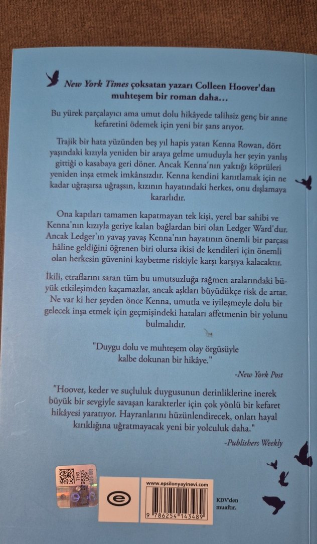 Senden Geriye Kalan - Colleen Hoover - Görsel 3