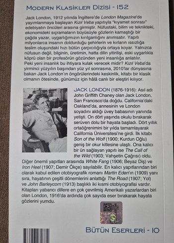 Jack London - Kızıl Veba Romanı - Görsel 3