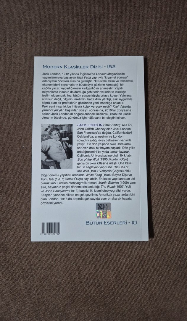 Jack London - Kızıl Veba Romanı - Görsel 2