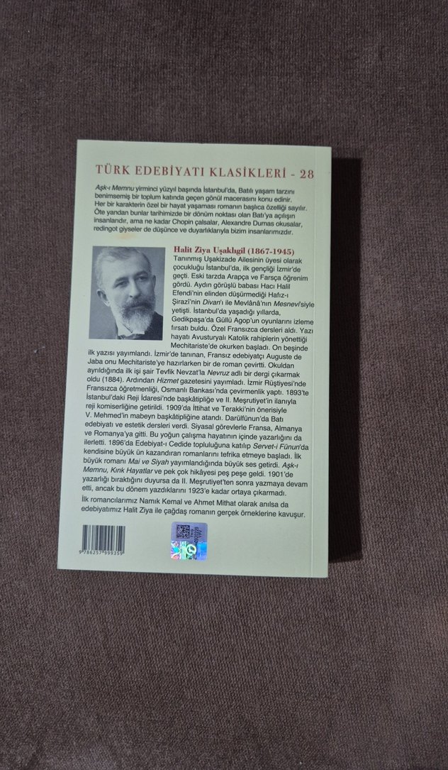 Halit Ziya Uşaklıgil - Aşk-ı Memnu Romanı - Görsel 2