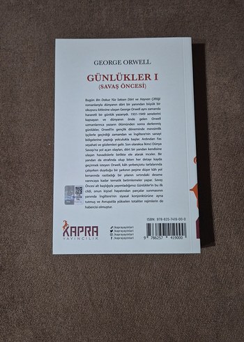 George Orwell - Günlükler I (Savaş Öncesi) - Görsel 2