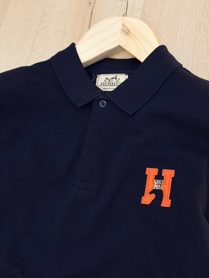 Hermes H Logolu Renkli Polo Tişörtler — görsel 6/9
