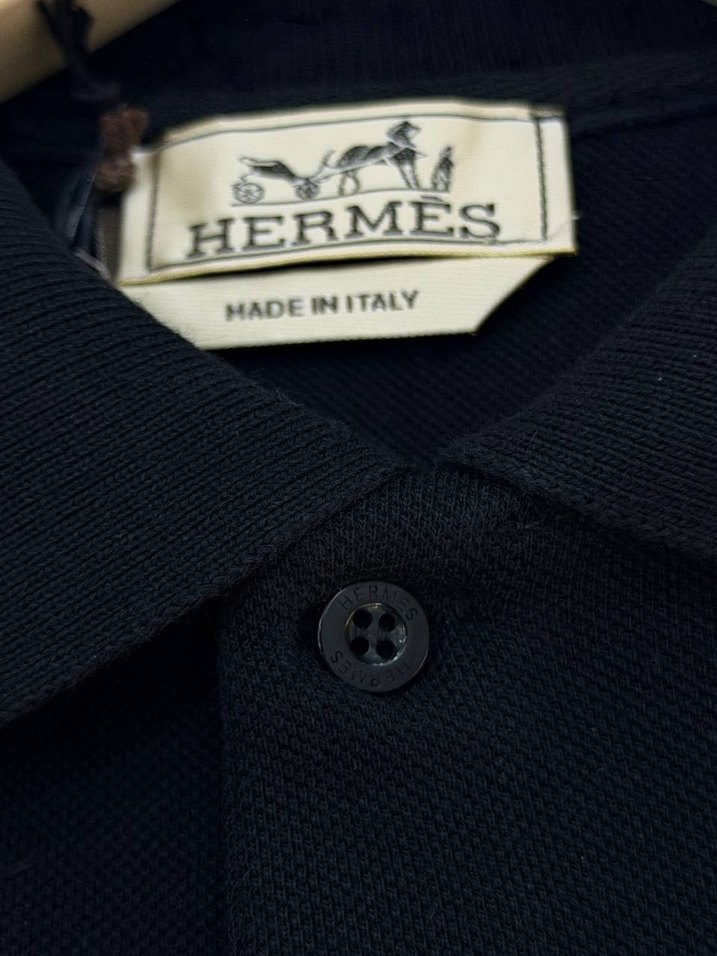 Hermes H Logolu Renkli Polo Tişörtler — görsel 8/9