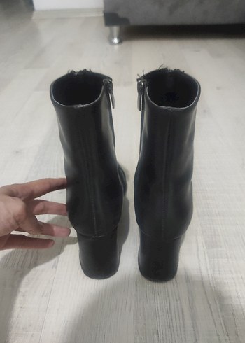 38 Beden siyah Renk Siyah Rugan Stiletto Topuklu Kadın Bot
